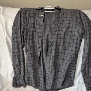 Rodd & Gunn Gray Plaid Casual Shirt